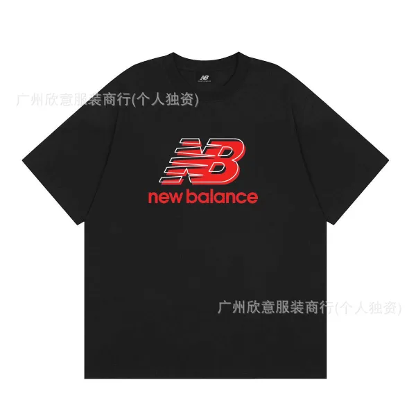 New Balance Logo Graphic Black T-Shirt - 1