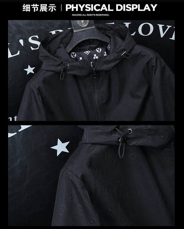 Louis Vuitton Monogram Windbreaker White Jacket Outerwear - 11