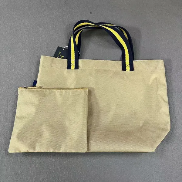 Polo Ralph Lauren Bear Tote Bag Set Navy Blue - 8