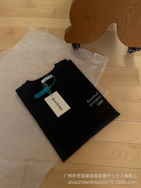 Acne Studios Stockholm 1996 Pocket Long-Sleeve T-Shirt Black - 18