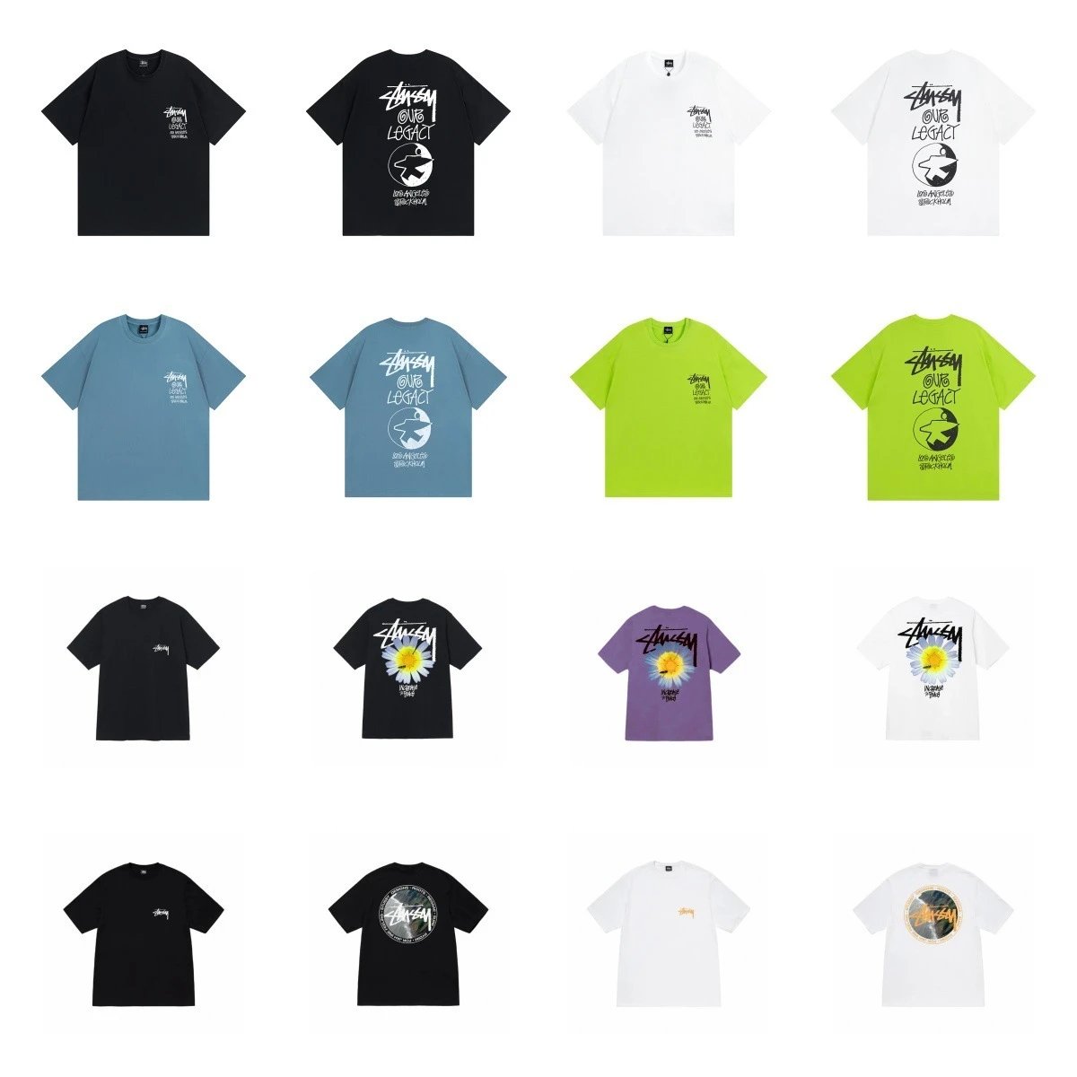 Design Spray Can S Logo Lime Green T-Shirt - 5