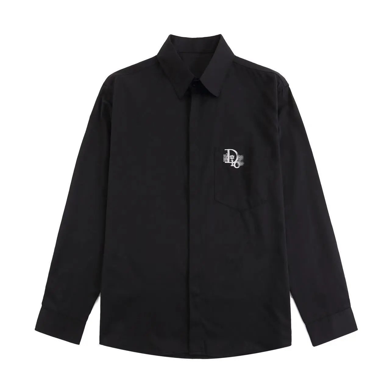 Dior Oblique Print Shirt Black and White - 6