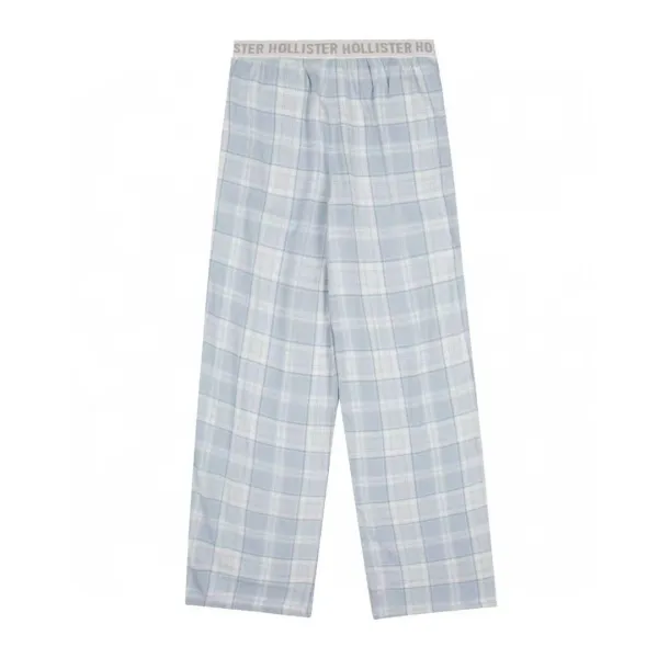 Design Floral Print Wide-Leg Pajama Pants White Sleepwear - 71