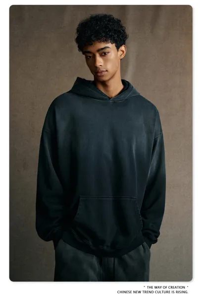 Design BE Thrived Retro Carbon Gray Hoodie - 26