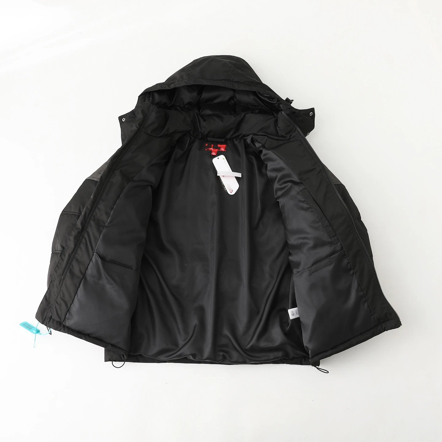 Supreme Denim Hooded Jacket Light Wash Blue Outerwear - 34