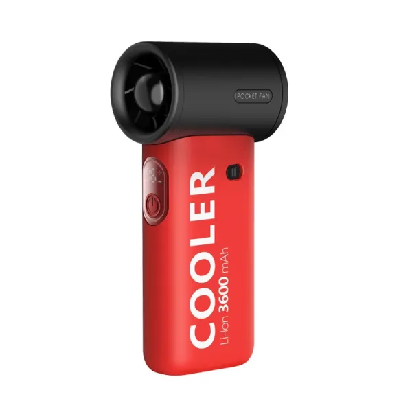Design COOLER Pocket Fan Red Portable Fan Electronics - 3