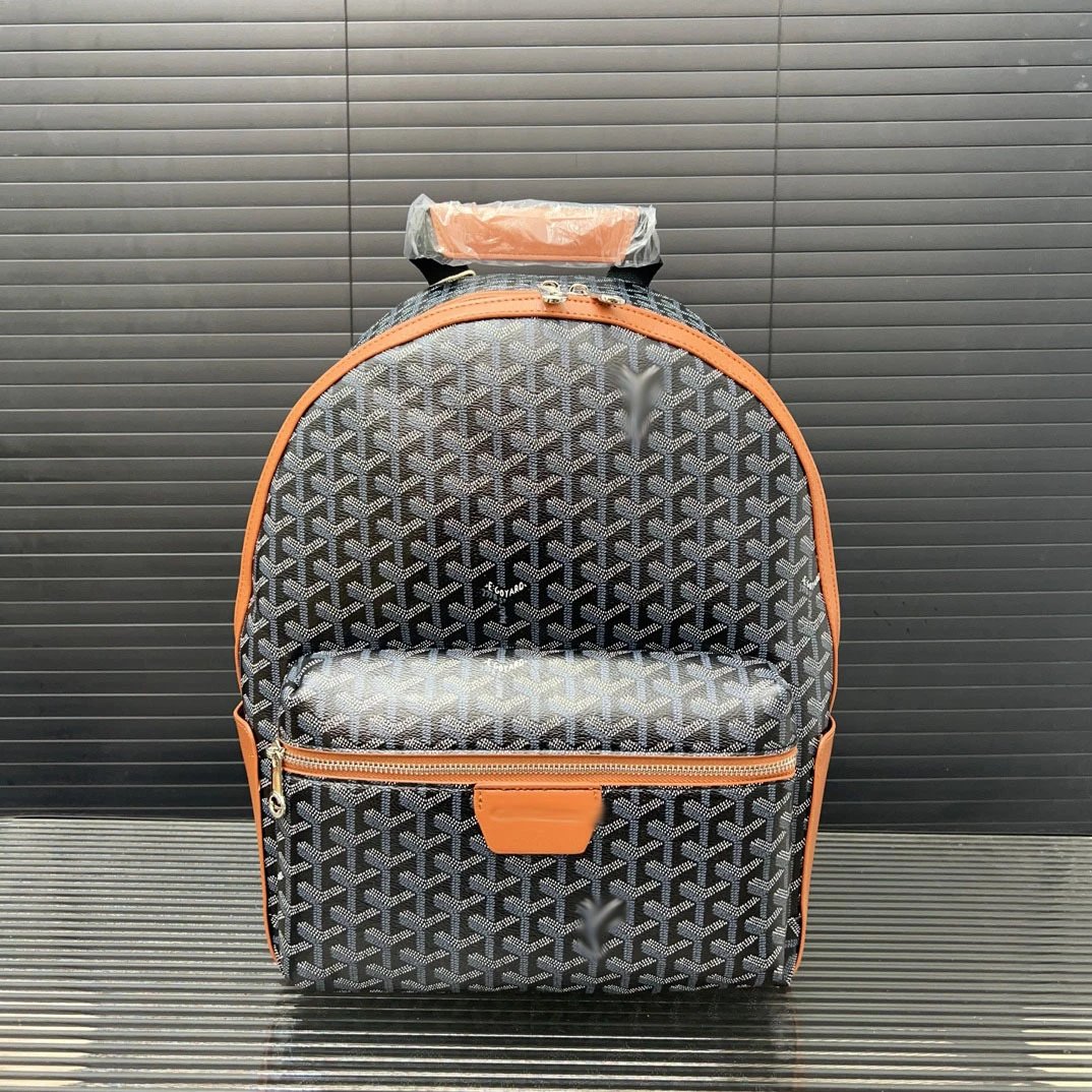 Goyard Saint Louis Backpack Green Chevron Pattern - 6