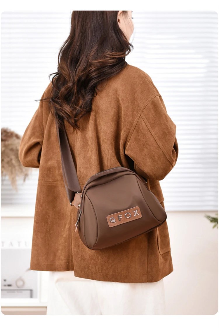 Design QFOX Mini Crossbody Bag Beige Crossbody Bags - 31