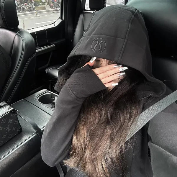 Lululemon Scuba Oversized Hoodie Black - 1
