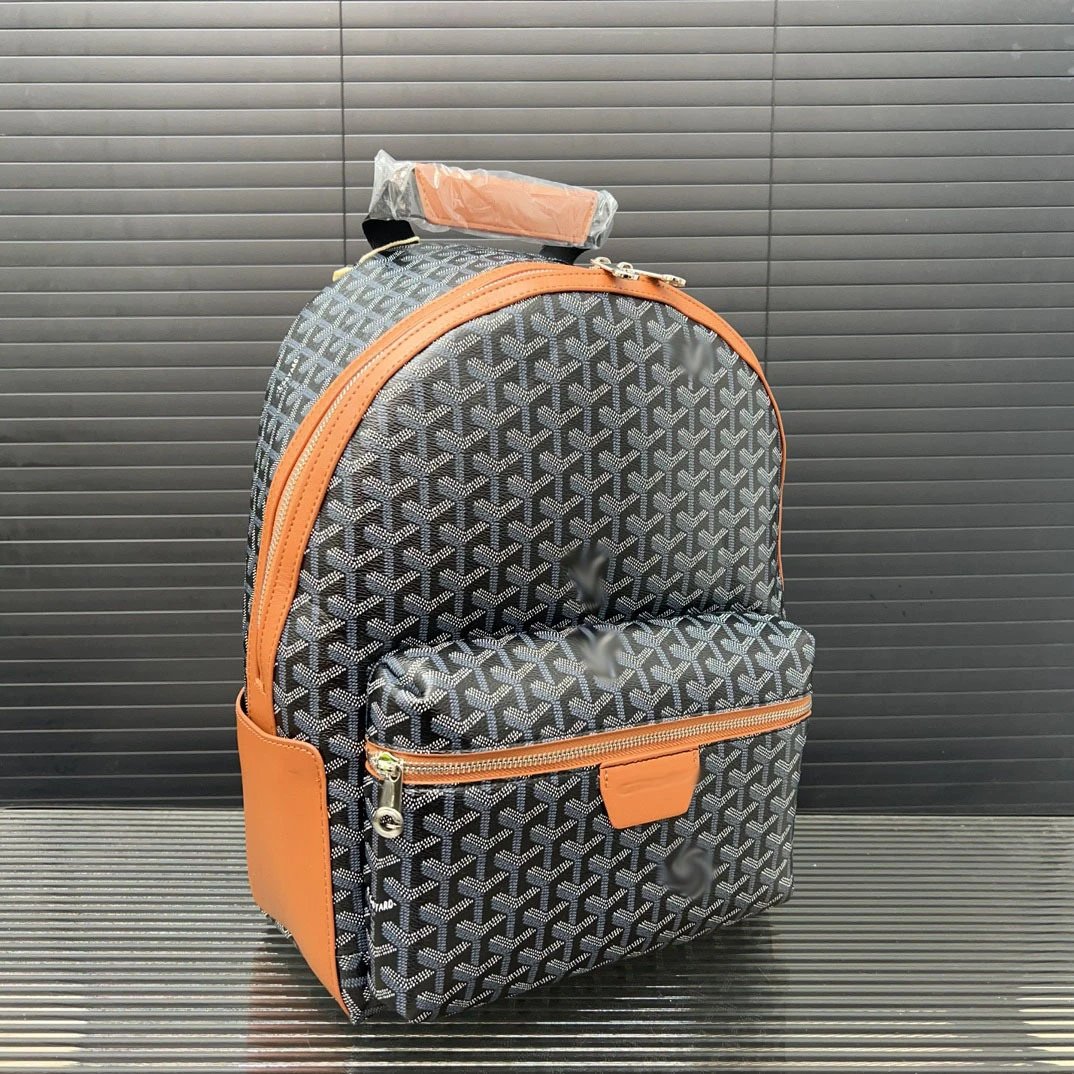 Goyard Saint Louis Backpack Green Chevron Pattern - 7