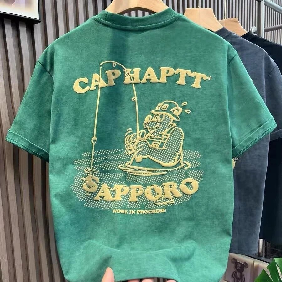 Carhartt Work In Progress x Sapporo Graphic Print Green T-Shirt