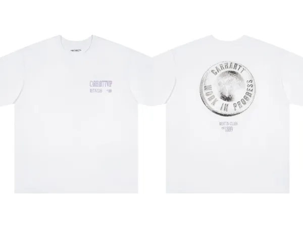Carhartt Work In Progress Stargazer Institute T-Shirt White and Black - 32