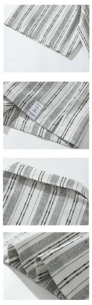 Needles Stripe Short-Sleeve Shirt Black - 12