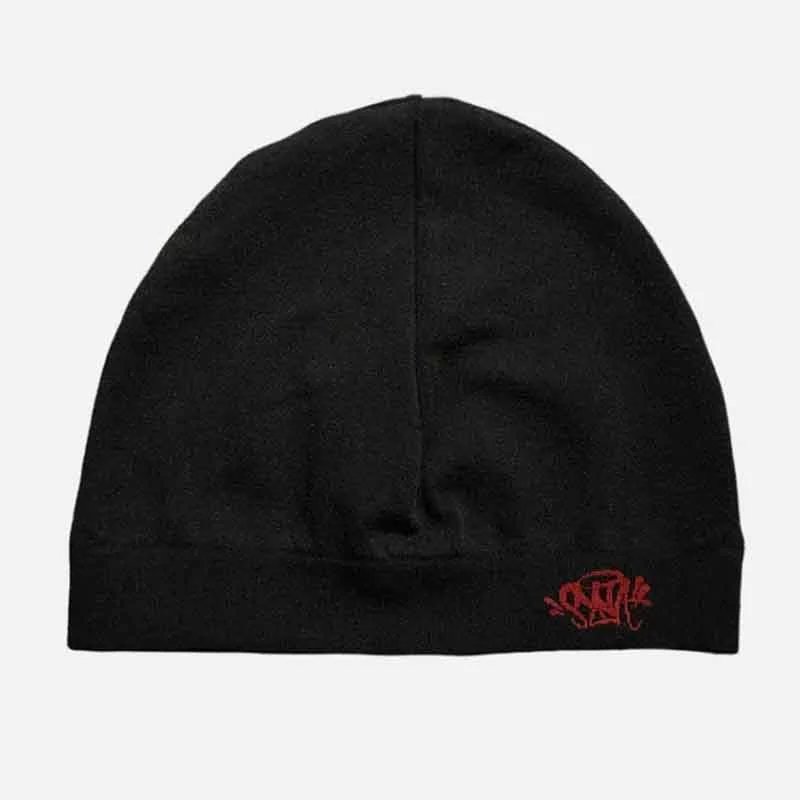 Design Smiling Face Beanie White Hat - 4