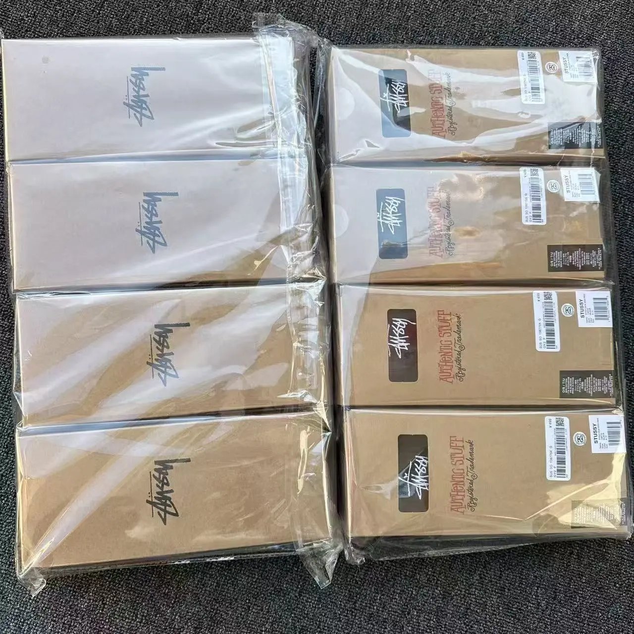 Stussy Logo Socks Gray Socks - 2