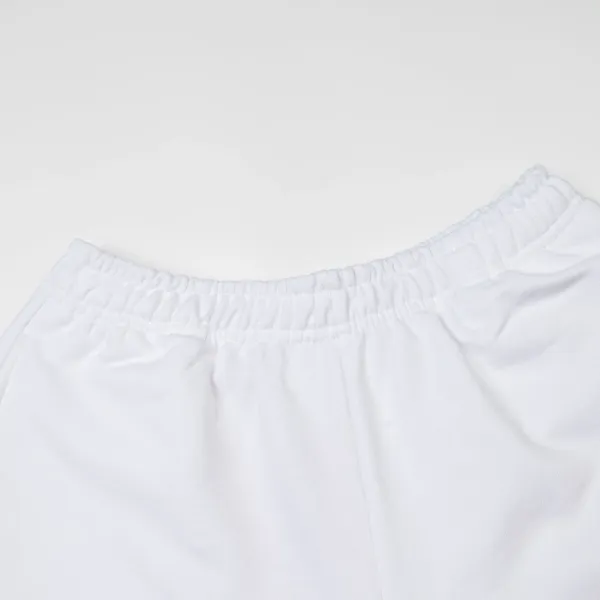 Design Daisy Embroidered Black Sweat Shorts - 6