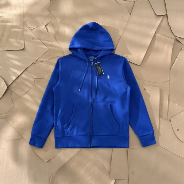 Design Full-Zip Hoodie Royal Blue - 12