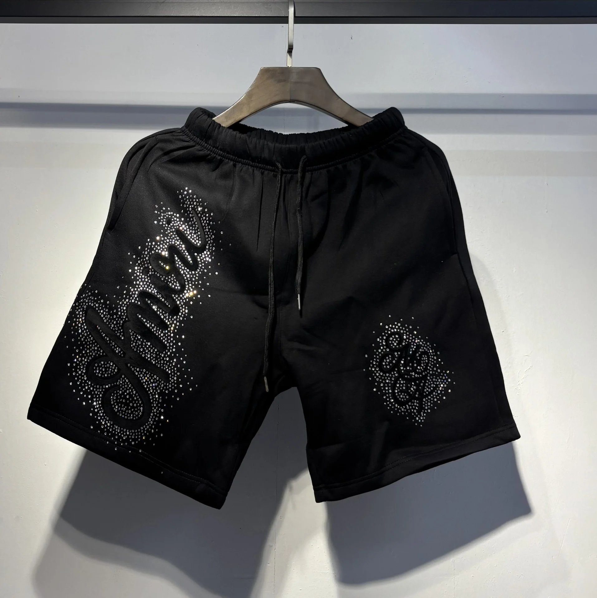 Amiri Logo Embroidered Black Polo with White Trim Polo Shirt - 12