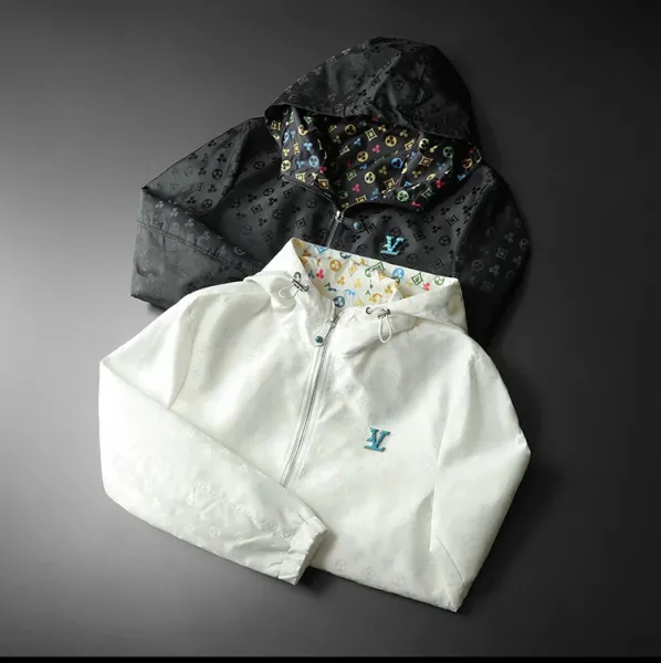 Louis Vuitton Monogram Windbreaker White Jacket Outerwear.windbreaker - 3