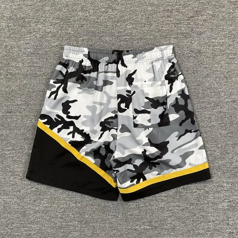 Corteiz Rules The World Shorts Black / Gray / Yellow - 6