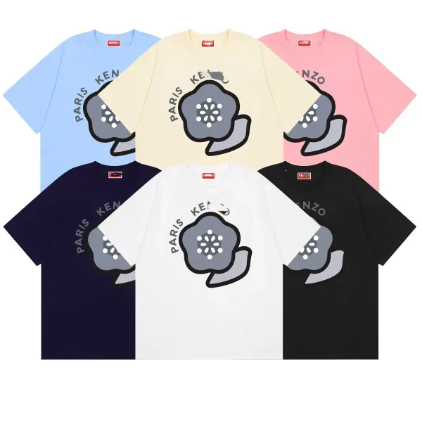Kenzo Flower Graphic Pink T-Shirt - 4
