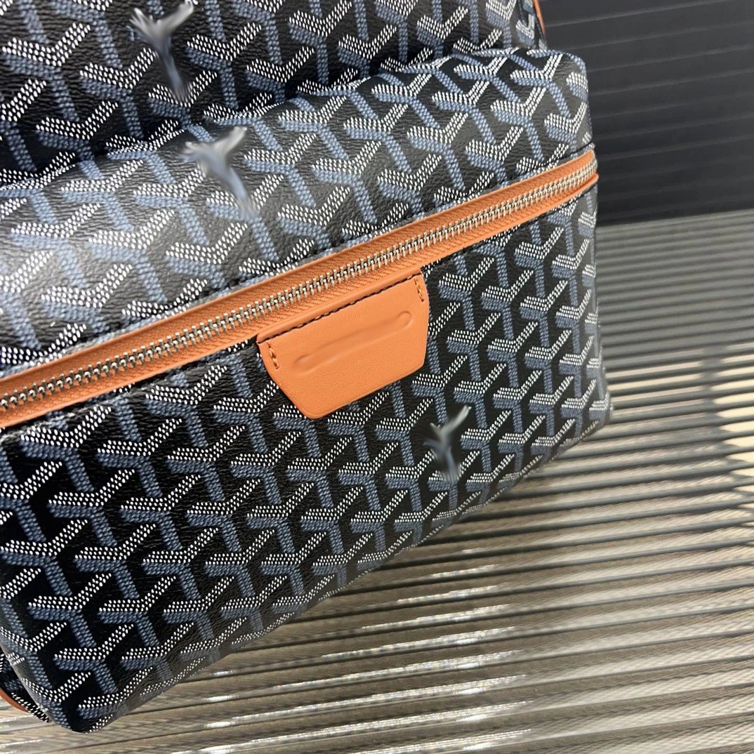 Goyard Saint Louis Backpack Green Chevron Pattern - 9