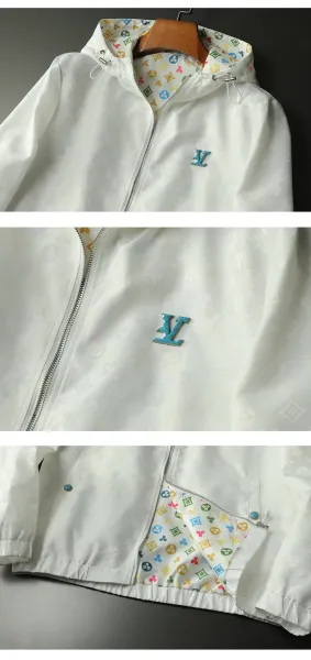 Louis Vuitton Monogram Windbreaker White Jacket Outerwear.windbreaker - 16