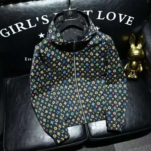 Louis Vuitton Monogram Windbreaker Jacket Multicolor Outerwear - 5