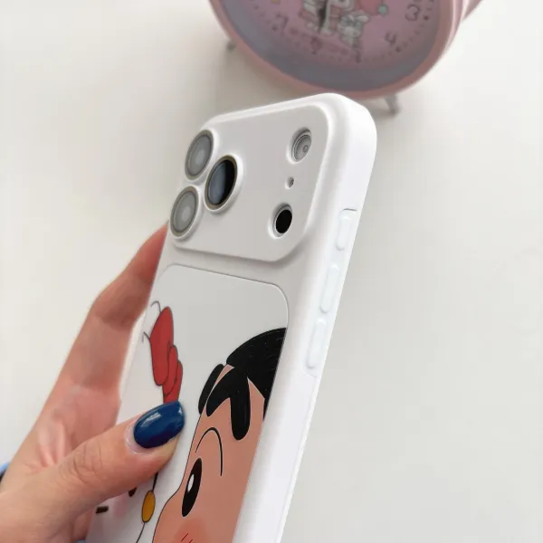 Hello Kitty x Crayon Shin-chan Phone Case White - 6