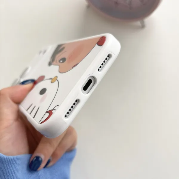 Hello Kitty x Crayon Shin-chan Phone Case White - 7