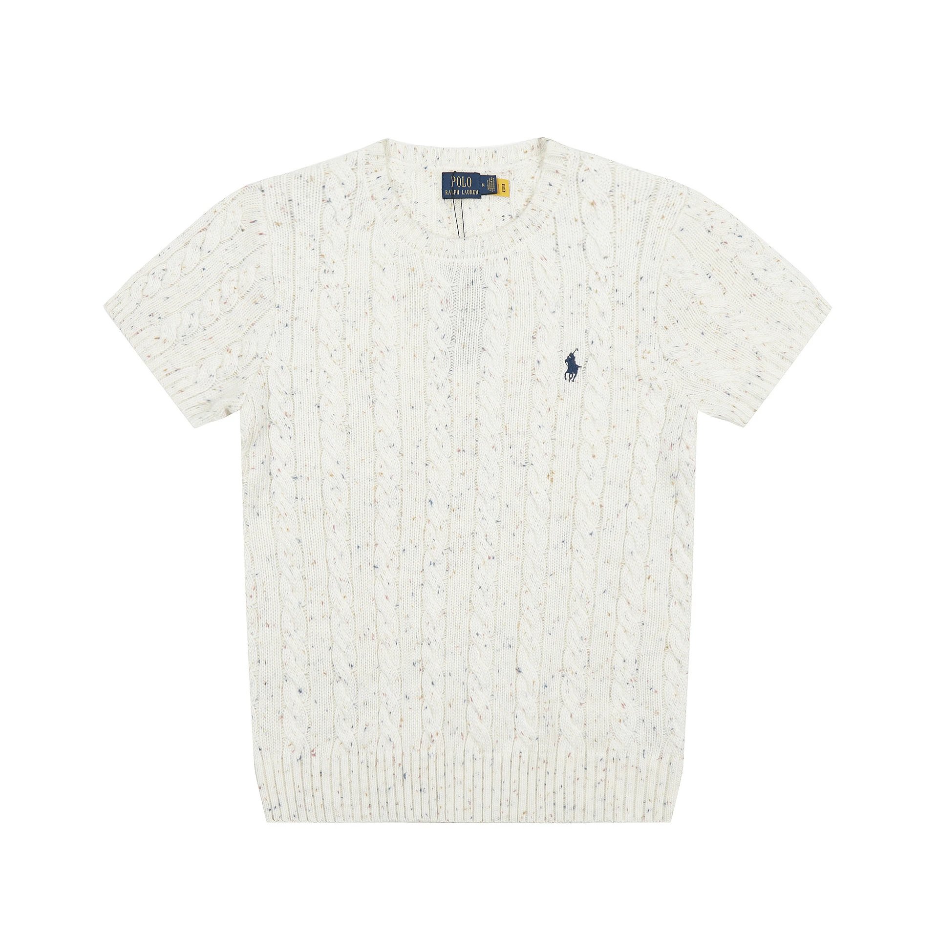 Polo Ralph Lauren Cable Knit Polo Gray Sweater - 29