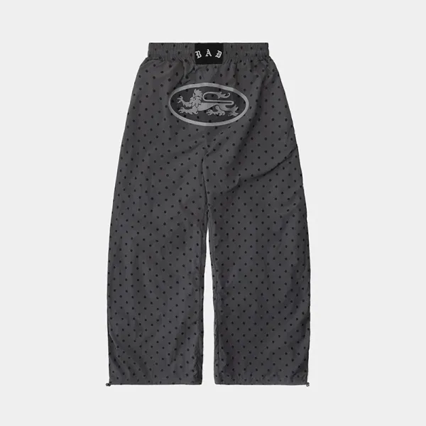 Badfriend Polka Dot Sweatpants Gray - 1