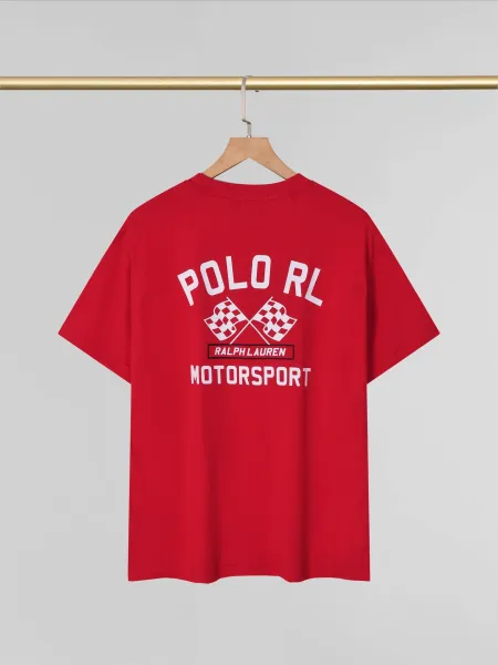 Polo Ralph Lauren Motorsport Graphic T-Shirt Navy - 4