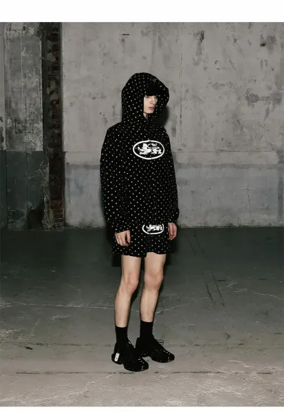 A Bathing Ape Polka Dot Logo Pants Black - 20