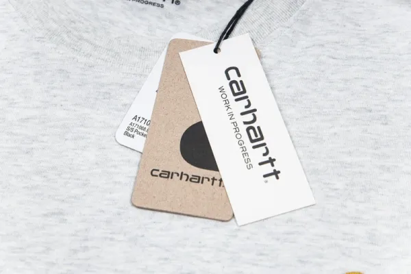Carhartt Work In Progress Carhartt WIP Logo T-Shirt Brown T-Shirt T-Shirts - 15