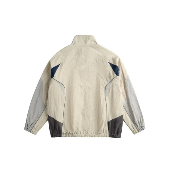 Design Future Windbreaker Navy Beige Blue Outerwear - 6
