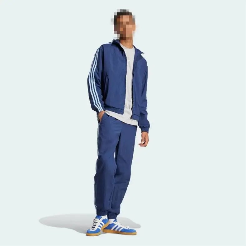 Adidas Originals Track Jacket Beige and Black Outerwear - 7