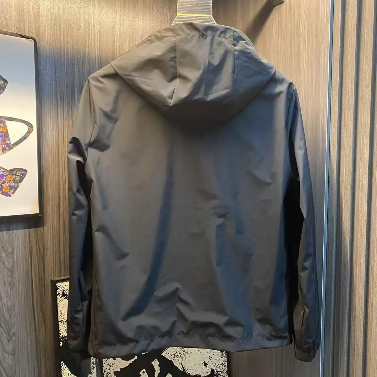 Fendi FF Monogram Windbreaker Jacket Black and Multicolor Outerwear - 6