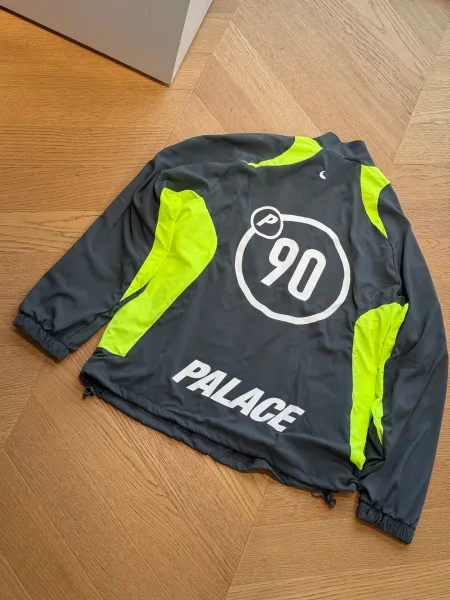 Palace x Nike Windbreaker White Neon Yellow Jacket Outerwear - 6