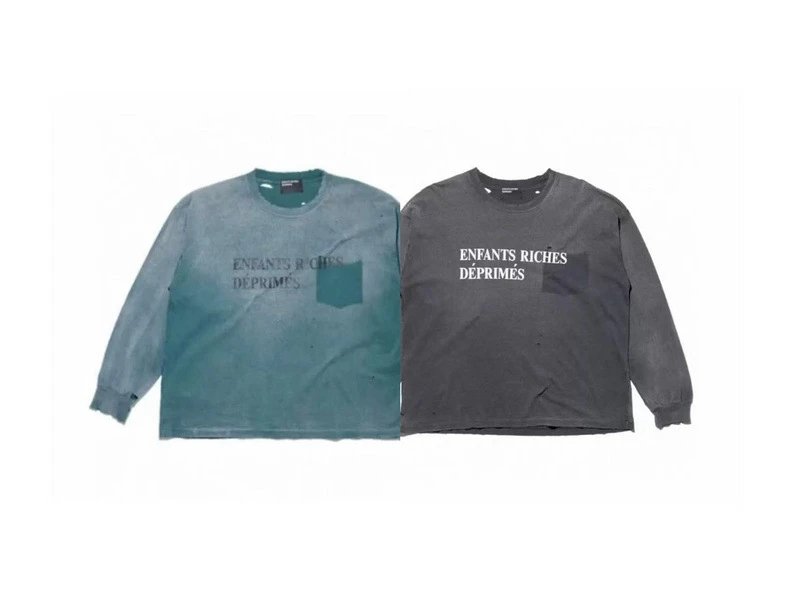 Enfants Riches Déprimés 'Enfants Riches Déprimés' Graphic T-Shirt Mint Green - 3