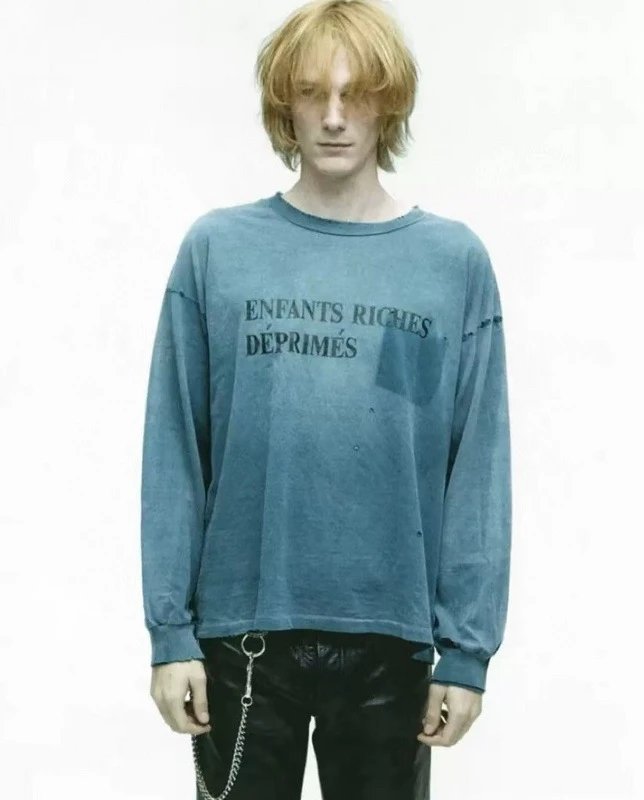 Enfants Riches Déprimés 'Enfants Riches Déprimés' Graphic T-Shirt Mint Green - 11