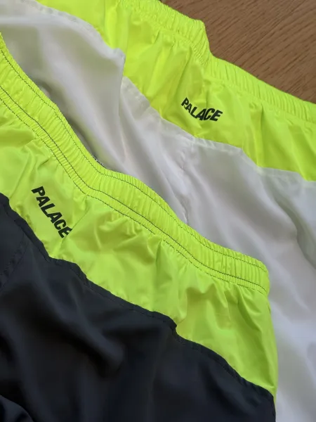 Palace x Nike Windbreaker White Neon Yellow Jacket Outerwear - 17