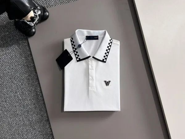 Dior Oblique Collar Polo White Polo Polo Shirt - 4
