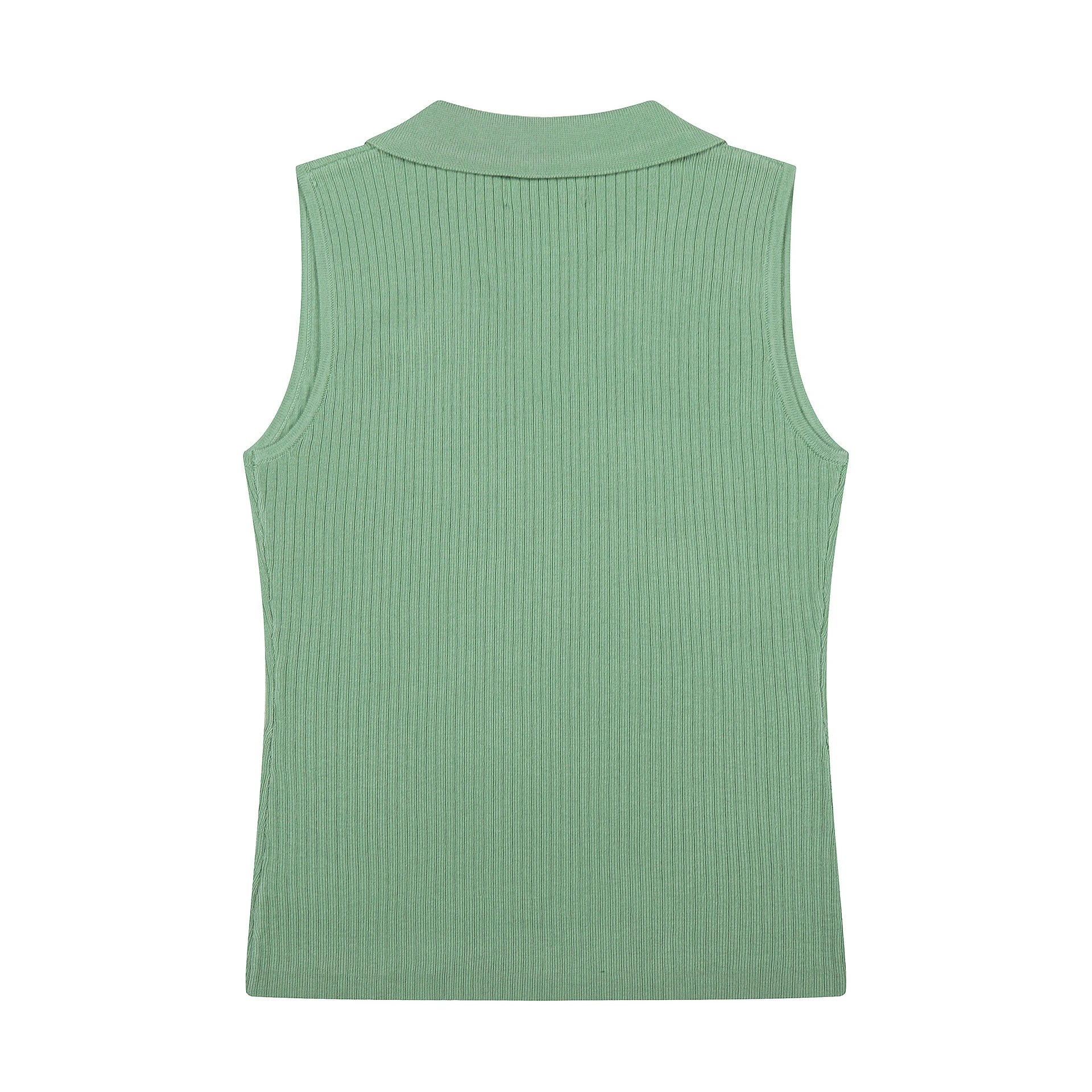 Polo Ralph Lauren Ribbed Knit Sleeveless Polo in Lavender Tops.polo - 12