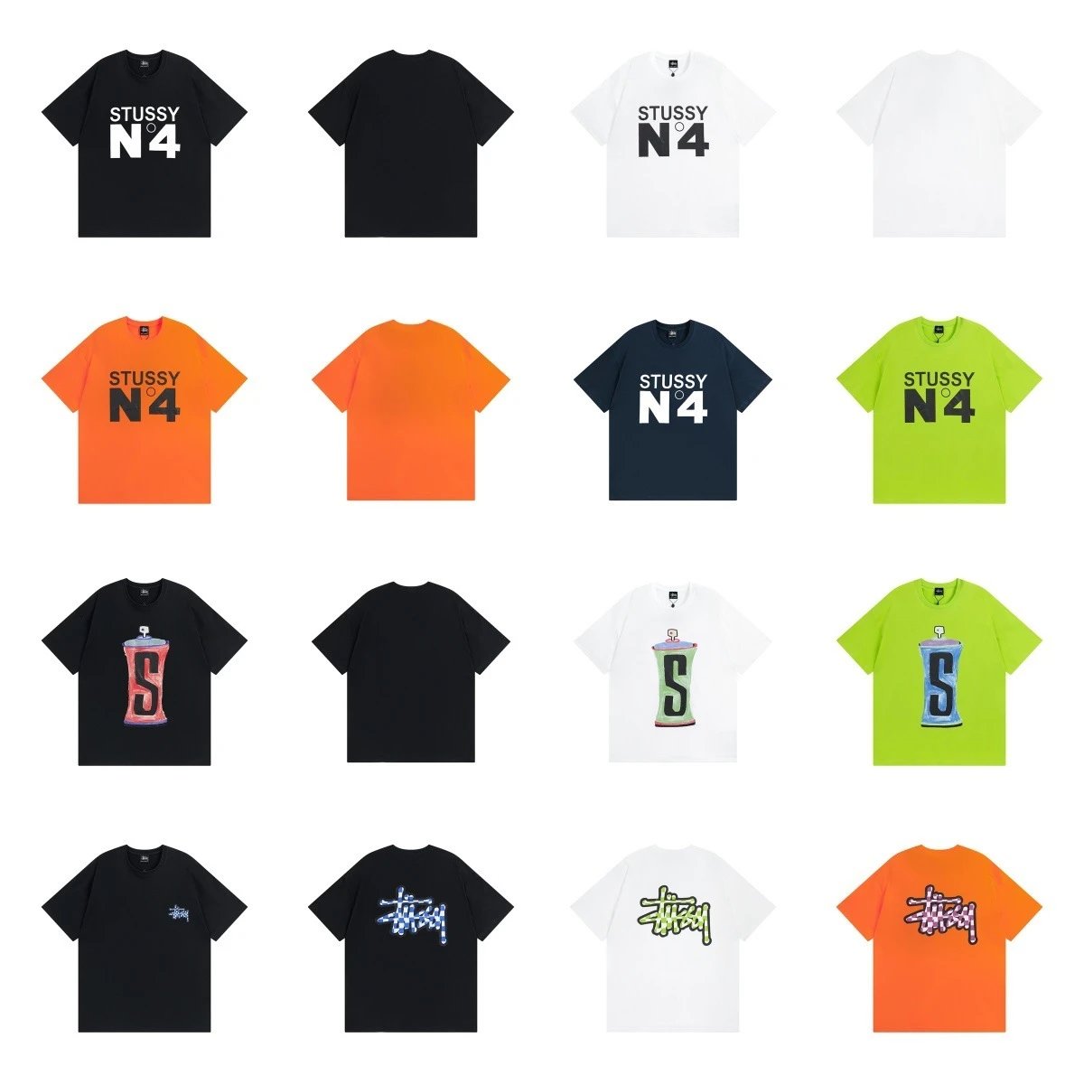 Design Spray Can S Logo Lime Green T-Shirt - 4
