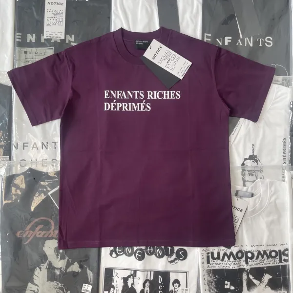 Enfants Riches Déprimés Logo Print Black T-Shirt - 6