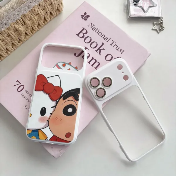 Hello Kitty x Crayon Shin-chan Phone Case White - 10