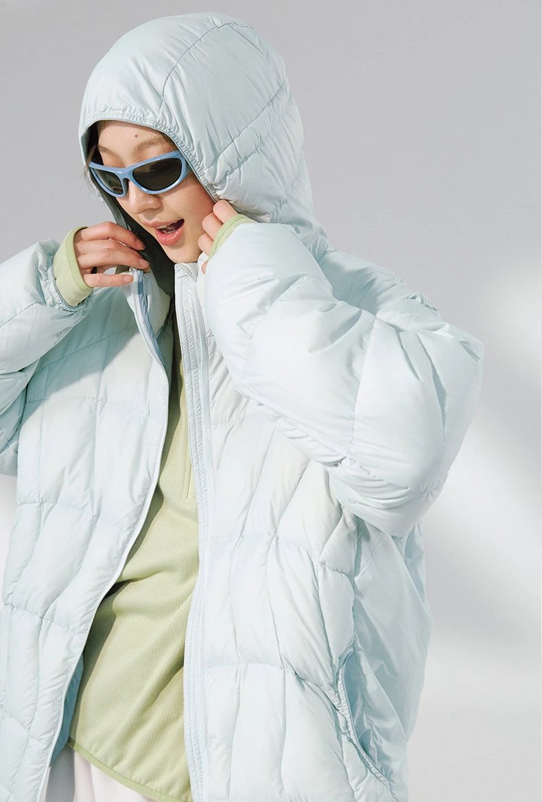 Design Quilted Hooded Puffer Jacket Black Down Jacket - 26