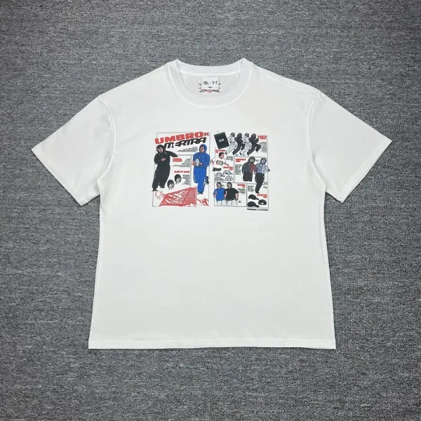 Umbro x M-TRRA Comic Print White T-Shirt - 1