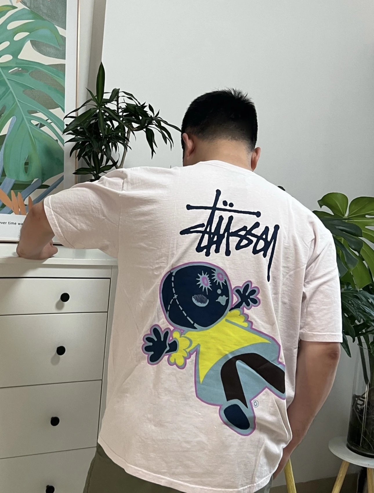 Design Spray Can S Logo Lime Green T-Shirt - 33
